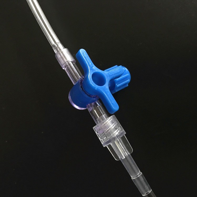Infusion Set Spike Extension Tube With 3 Way Stopcock High Quality